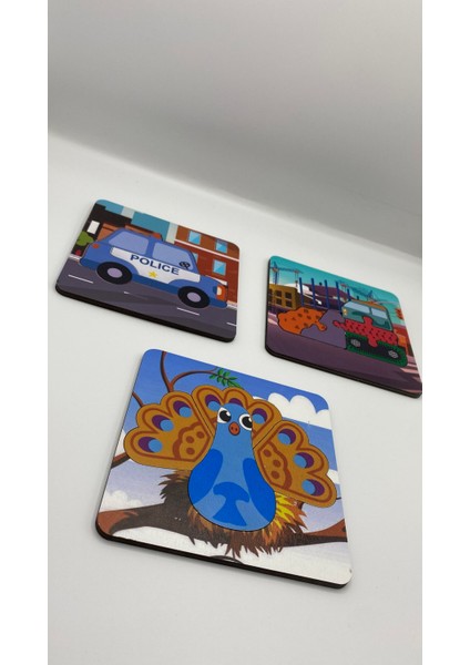 Ahşap Puzzle Seti, 3'lü fiyatları