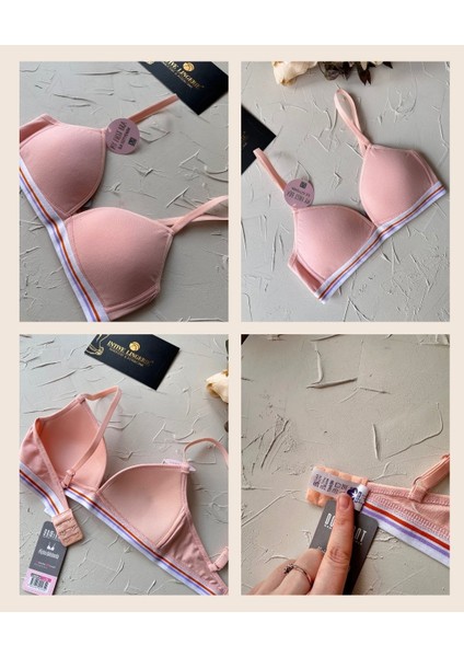 Dominant %95 Pamuklu Balensiz Ince Askılı Genç Kız 2'li Alıştırma Sütyeni fırsatları