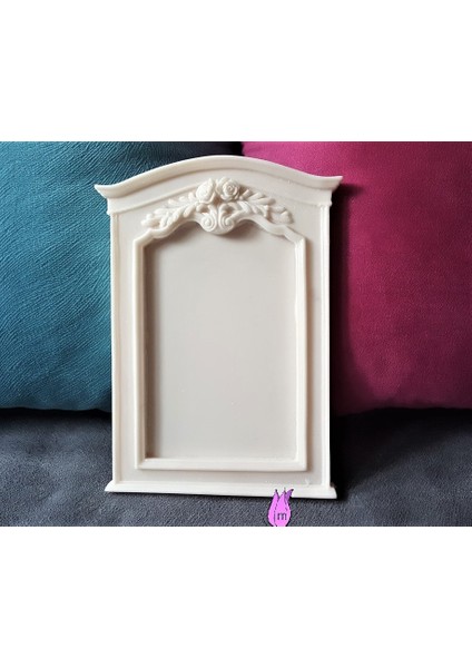 Gül Kabartmalı Çerçeve Silikon Kalıp K-123 fiyatları