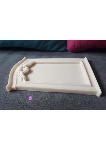 Gül Kabartmalı Çerçeve Silikon Kalıp K-123 fırsatları