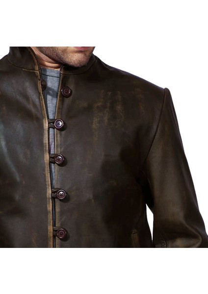 Prof Model Rönesans Zamanı Uzun Ceket Eskitmeli Askılı Düğme Kapamalı fırsatları