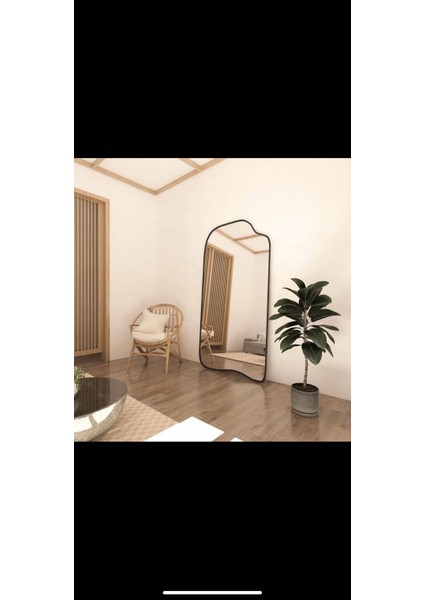 Asimetrik Boy Aynası - Modern Hol Salon Koridor Boy Aynası modelleri