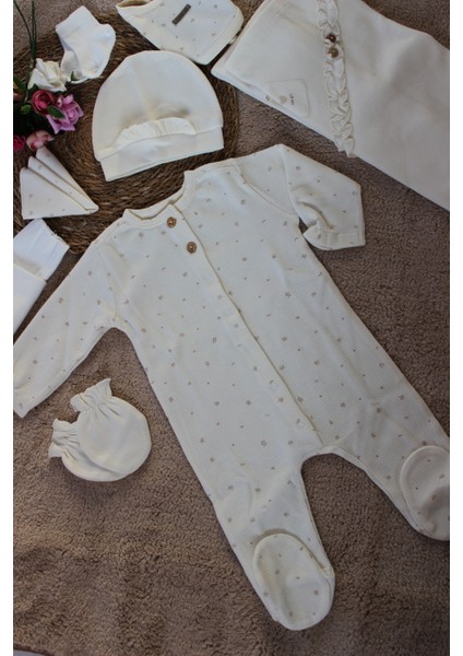 Barbosa %100 Doğal Pamuk Kız Bebek My Baby Hastane Çıkışı-Yeni Sezon 0-3 Ay (56-62 Cm) fırsatları