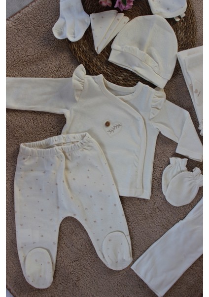 Barbosa %100 Doğal Pamuk Kız Bebek My Baby Hastane Çıkışı-Yeni Sezon 0-3 Ay (56-62 Cm) indirimleri