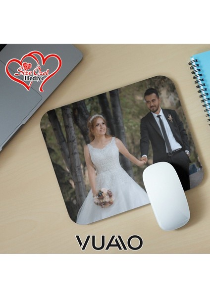Kişiye Özel Fotoğraflı Mouse Pad 21X17 Cm, Kaymaz Taban - Resim Baskılı Mousepad
