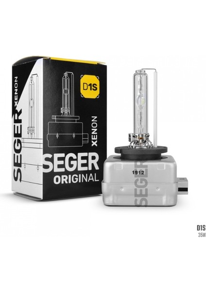 Seger D1S 85V 35W PK32D-2 Hıd / Xenon (4.700K Beyaz Işık) 1 Adet