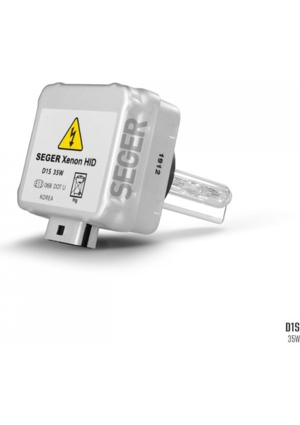 Seger D1S 85V 35W PK32D-2 Hıd / Xenon (4.700K Beyaz Işık) 1 Adet