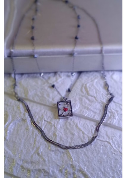 Çelik Kalp Tarot Kolye fiyatları