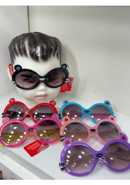 Unisex Yeni Model Karikatür Koala Figürlü Çocuk Gözlüğü
