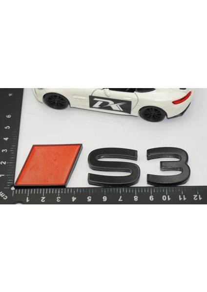 S3 2025+ Bagaj Kırmızı Siyah 3m Yazı Logo Audi Ile Uyumlu fiyatları