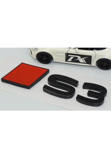 S3 2025+ Bagaj Kırmızı Siyah 3m Yazı Logo Audi Ile Uyumlu modelleri