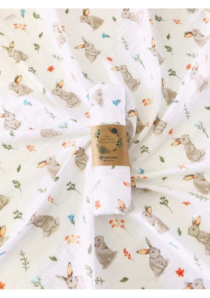 Rabbit 110 x 110 cm Çok Amaçlı Müslin Örtü Battaniye fiyatları