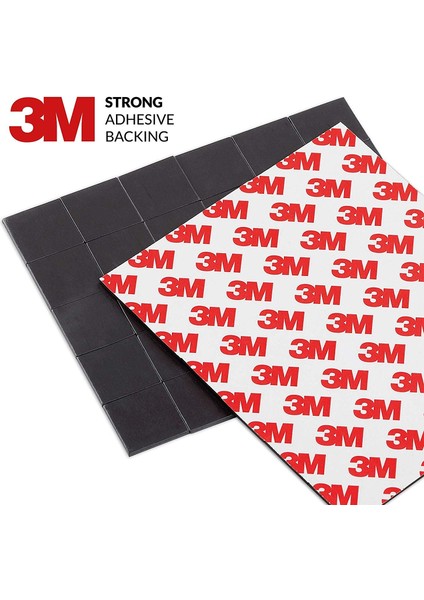 90 Adet 3m Etiket Magnet Yapışkanlı Magnet Mıknatıs, Dolap Mıknatısı 2X2CM Kare Kesimli Şerit Mıknatıs