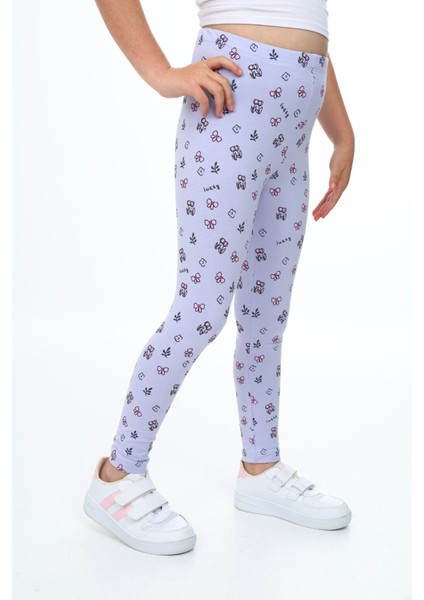 Kız Çocuk Baskılı Tayt modelleri