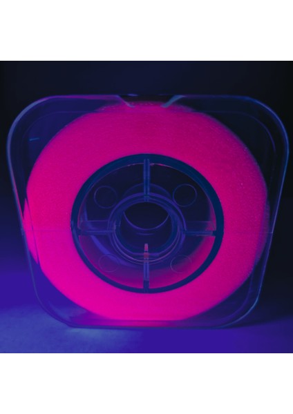 Pembe Ultraviyole Uv Neon Damla Çapari Simi Makarada