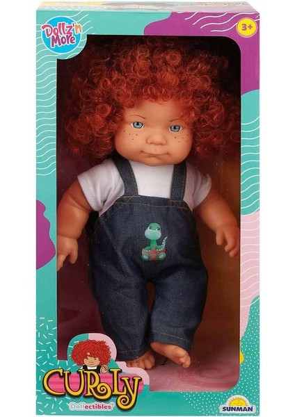 30151 Sunman, Curly Kıvırcık Saçlı Bebek 35 cm