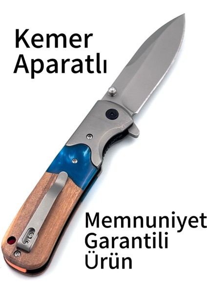 Kamp Outdoor Swat Çakı Memnuniyet Grantili Kemer Aparatlı