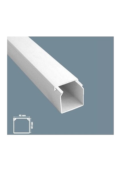 Kablo Kanalı 40X40 (2mt) (Seçenekli)