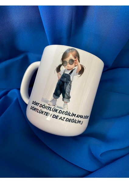 Baskılı Kupa Bardak Dört Dörtlük Değilim Ama Dört Dörtlükten De Az Değilim modelleri