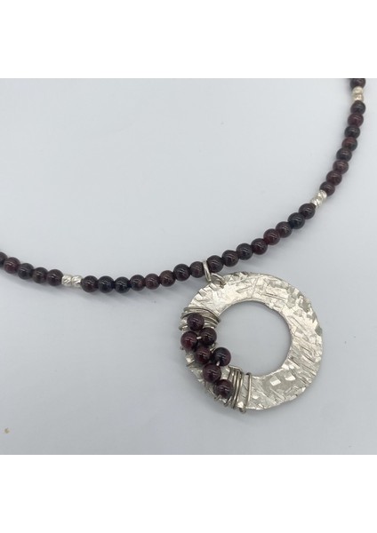 Izjewel 925 Ayar Gümüş Ceyt Taşlı Kolye modelleri