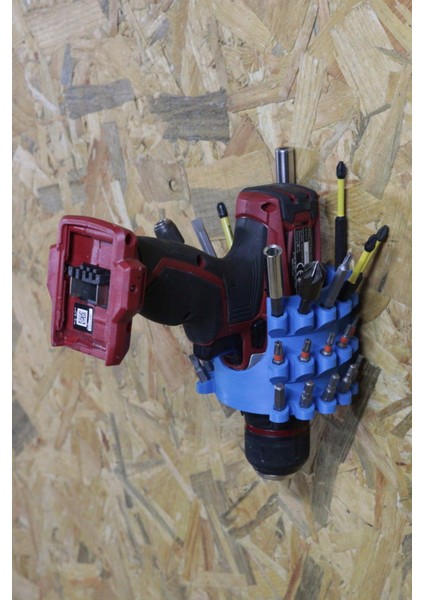 32'li Hex Bits Tutucu ve Matkap Askısı
