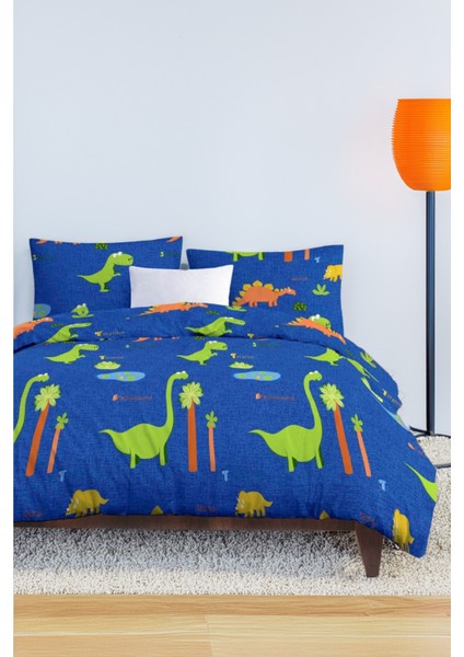 Tek Kişilik Jugend Nevresim Seti Dinozor Desen