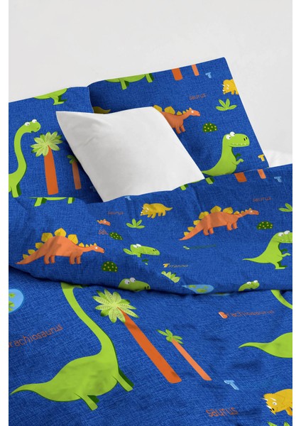 Tek Kişilik Jugend Nevresim Seti Dinozor Desen