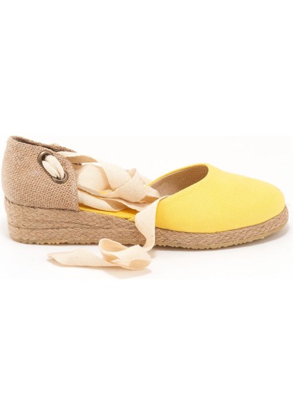 Elişi Hasır Jüt Bileğe Bağlı Ipli Günlük Kadın Espadril Handmade