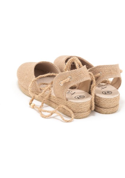 Elişi Hasır Jüt Bileğe Bağlı Ipli Günlük Kadın Espadril Handmade fiyatları