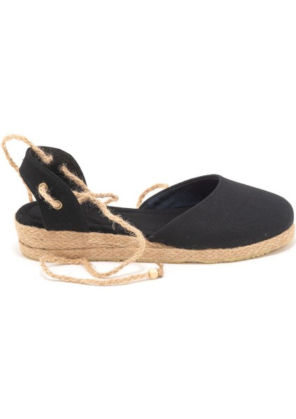 Elişi Hasır Jüt Bileğe Bağlı Ipli Günlük Kadın Espadril Handmade