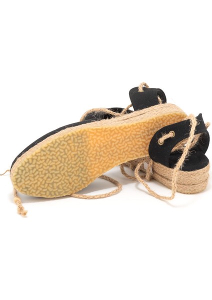 Elişi Hasır Jüt Bileğe Bağlı Ipli Günlük Kadın Espadril Handmade fırsatları