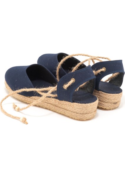 Elişi Hasır Jüt Bileğe Bağlı Ipli Günlük Kadın Espadril Handmade modelleri