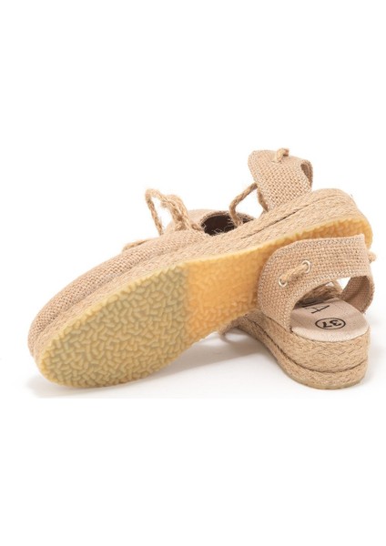 Elişi Hasır Jüt Bileğe Bağlı Ipli Günlük Kadın Espadril Handmade modelleri