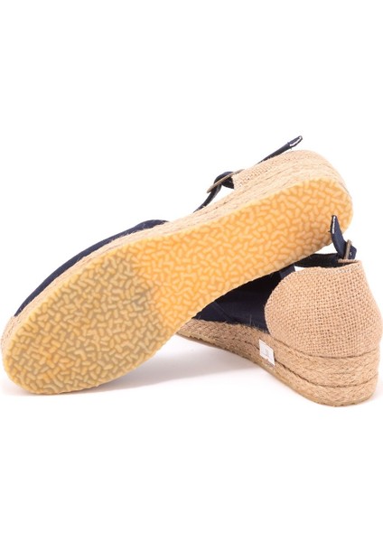 Elişi Hasır Jüt Bantlı Günlük Kadın Espadril Handmade