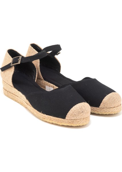Elişi Hasır Jüt Bantlı Günlük Kadın Espadril Handmade