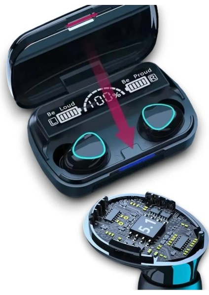 M10 Tws Kablosuz Bluetooth Kulaklık | LED Dijital Ekranlı Şarj Kutusu, Gürültü Engelleyici Mikrofon, Dokunmatik Kontrol, Su Geçirmez Tasarım, Android ve Ios Uyumlu Spor Kulaklığı indirimleri