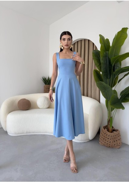 Neapolitan Askılı Elbise