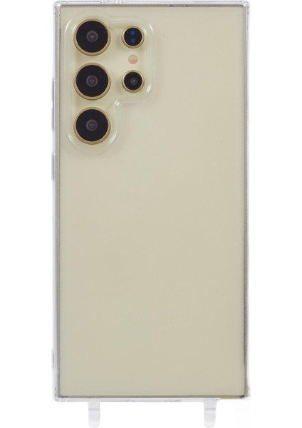 Samsung Galaxy S24 Ultra Kılıf Tpu 1.8mm Kordon Delikli Şeffaf Telefon Kapağı Için (Yurt Dışından) modelleri