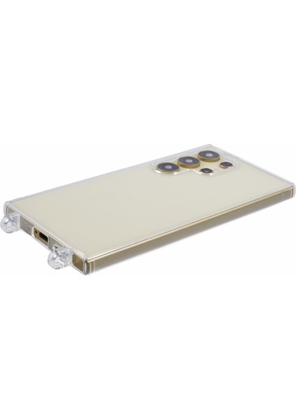 Samsung Galaxy S24 Ultra Kılıf Tpu 1.8mm Kordon Delikli Şeffaf Telefon Kapağı Için (Yurt Dışından) fırsatları