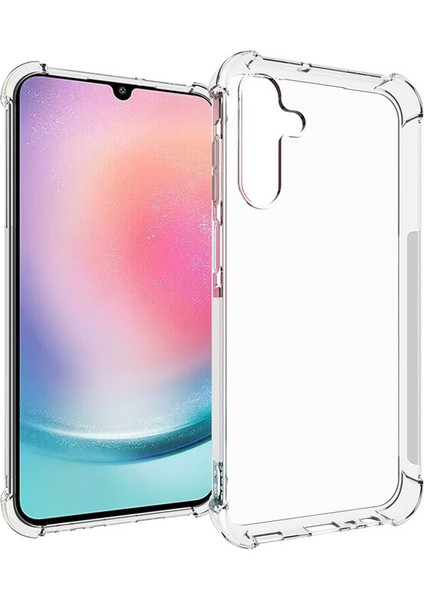 Wanlonfeng Wl Serisi Samsung Galaxy A15 4g/5g Kılıf 2.0mm Temperli Cam Filmli Şeffaf Tpu Kapak (Büyük Lens Deliği) (Yurt Dışından) fiyatları