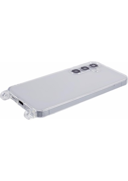 Samsung Galaxy A15 4g/5g Kılıf Tpu 1.8mm Kordon Delikli Şeffaf Telefon Kapağı Için (Yurt Dışından) modelleri