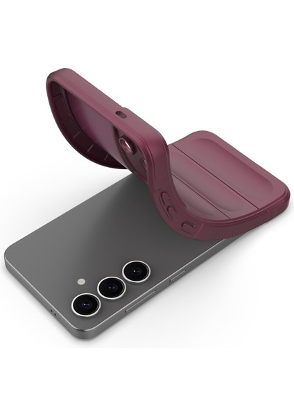 Samsung Galaxy S25+ Kılıf Anti-Drop Yumuşak Tpu Sağlam Telefon Arka Kapak-Şarap Kırmızı (Yurt Dışından) fiyatları