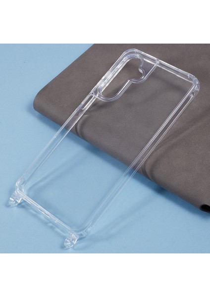 Samsung Galaxy A15 4g/5g Kılıf Pc+Tpu 1.5mm Kordon Delikli Şeffaf Telefon Kapağı Için (Yurt Dışından) modelleri