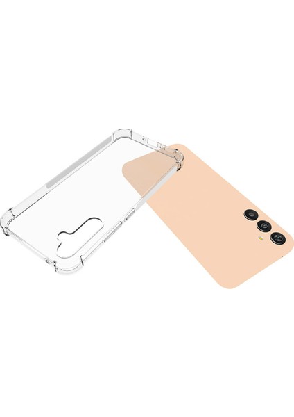 Wanlonfeng Wl Serisi Samsung Galaxy A34 5g Kılıf 2.0mm Şeffaf Tpu Kapak ile Temperli Cam Filmi (Büyük Lens Deliği) (Yurt Dışından) modelleri