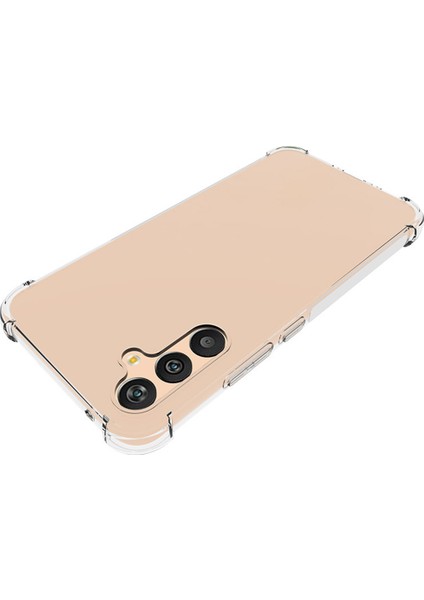 Wanlonfeng Wl Serisi Samsung Galaxy A34 5g Kılıf 2.0mm Şeffaf Tpu Kapak ile Temperli Cam Filmi (Büyük Lens Deliği) (Yurt Dışından) fırsatları