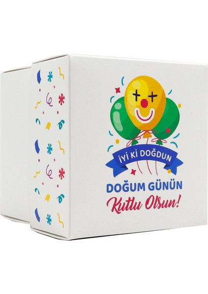 Özel Tasarım Doğum Günü Hediye Kutusu –10 x 10 x 10 cm 1 Adet Model:3
