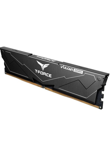 T-Force Vulcan Black 16GB 1X16GB 6000MHZ Ddr5 CL38 Gaming Ram (FLBD516G6000HC38G01)
