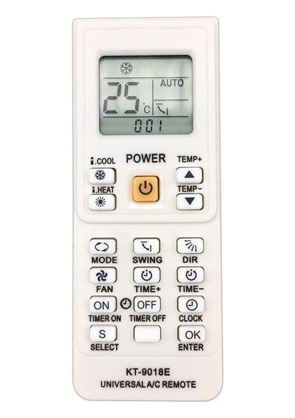 Kk KT-9018E A/c Universal Klima Akıllı Kumandası (B-228B) KT9018