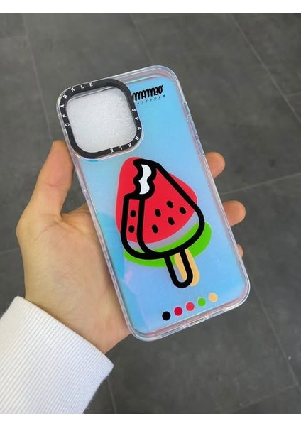 Iphone 11 Sparkle Karpuz Figürlü Telefon Kılıfı