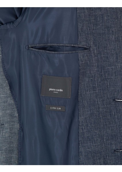 Erkek Lacivert Ex. Slim Fit Ceket 50302432-VR033